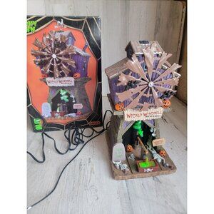 Lemax Wicked windmill spooky town village accessory Halloween